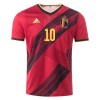 Billiga Fotbollströjor Belgien Eden Hazard 10 Hjemma tröja EM 2020 Kortärmad